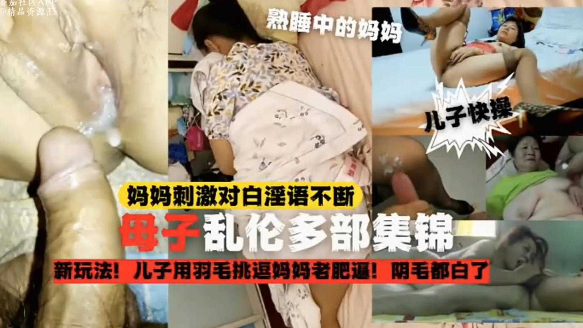 母子乱伦多部锦集儿子用羽毛挑逗妈妈老肥比阴毛都白了刺激对白淫语不断